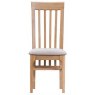 Bradfield Slat Back Chair With Fabric Seat (Set Of 2)
