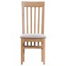 Bradfield Slat Back Chair With Fabric Seat (Set Of 2)